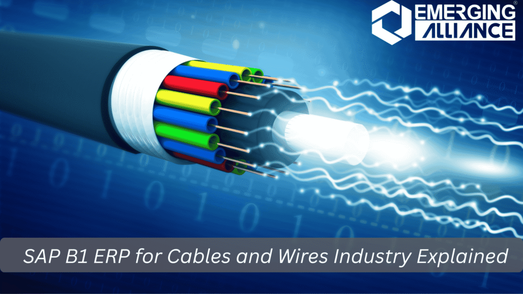 SAP Business One production planning for cable and wire manufacturing