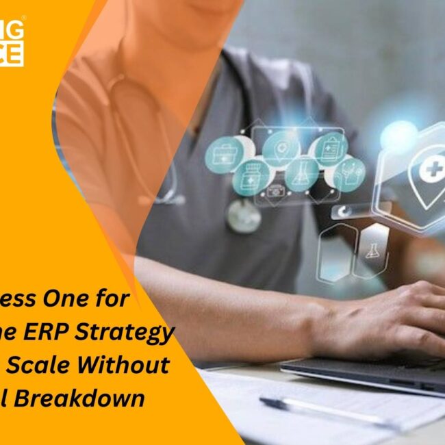 SAP Business One for Healthcare dashboard showing real-time hospital analytics and financial reporting