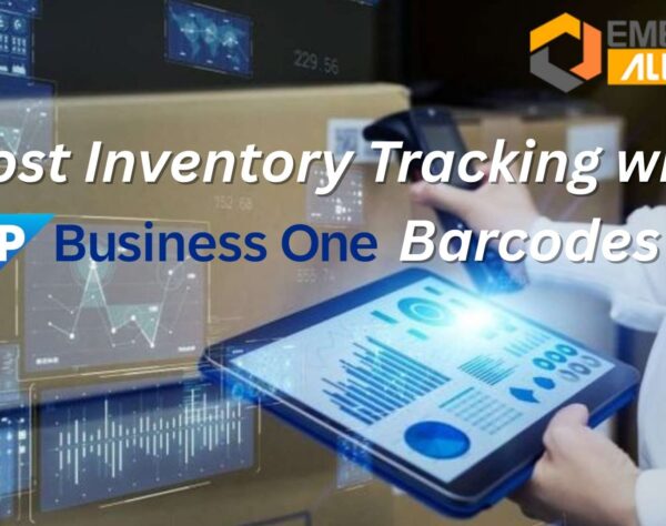 Warehouse team using SAP B1 Barcodes for real-time inventory tracking