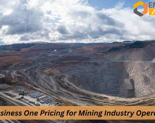 Mining operations dashboard using SAP Business One Pricing for Mining Industry