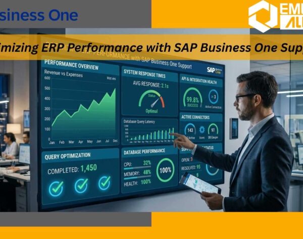 Improve business efficiency with SAP B1 Support services from Emerging Alliance for SAP Business One ERP solution optimization.