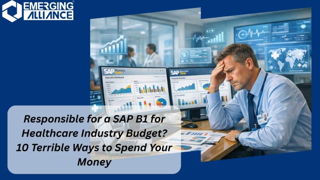 Common budget errors in SAP Business One ERP for Healthcare implementation for hospitals and clinics