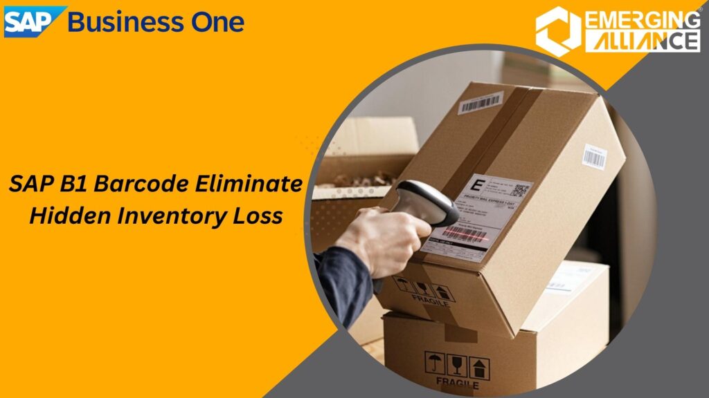 SAP B1 Barcode real-time warehouse scanning using SAP Business One barcode solution