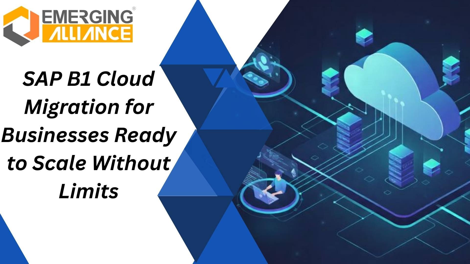 SAP B1 cloud migration from on-premise SAP Business One ERP to secure cloud-based SAP Business One environment