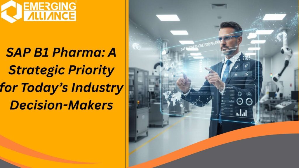 SAP B1 Pharma dashboard managing pharmaceutical manufacturing and compliance processes
