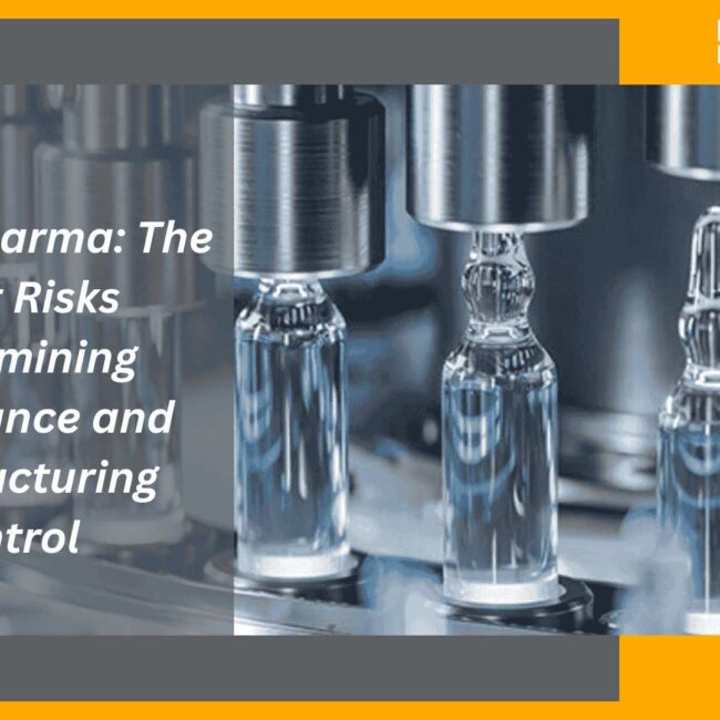 SAP B1 Pharma dashboard showing pharmaceutical manufacturing and quality compliance control system