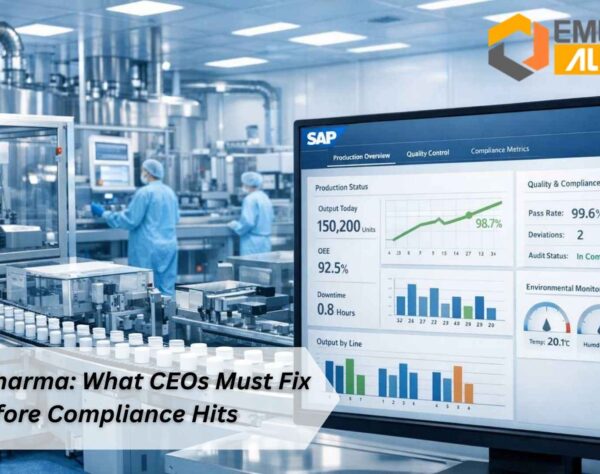 SAP B1 Pharma enabling compliance, data integrity, and manufacturing control for pharmaceutical companies