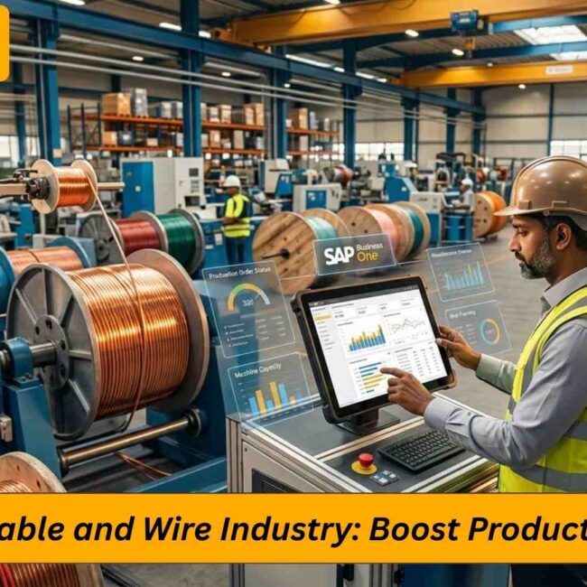 ERP solution for Cable and Wire Industry with SAP B1 for streamlined operations