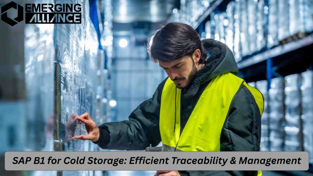 Cold storage warehouse monitored using SAP B1 for Cold Storage ERP system