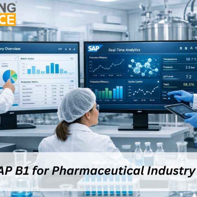 SAP B1 for Pharmaceutical Industry supporting compliance and manufacturing