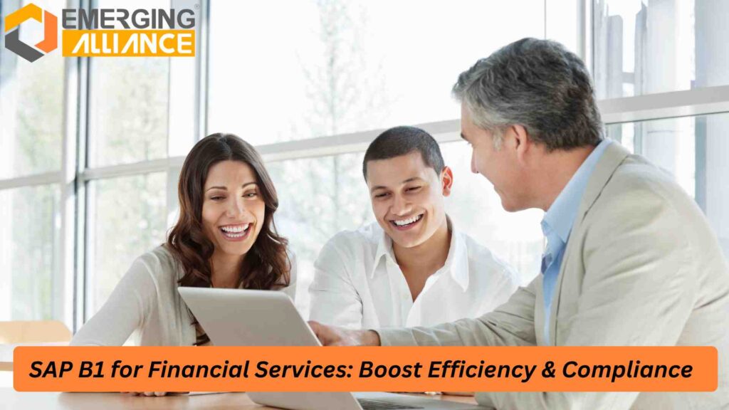 How SAP B1 Supports Financial Services Companies Effectively Using SAP Business One