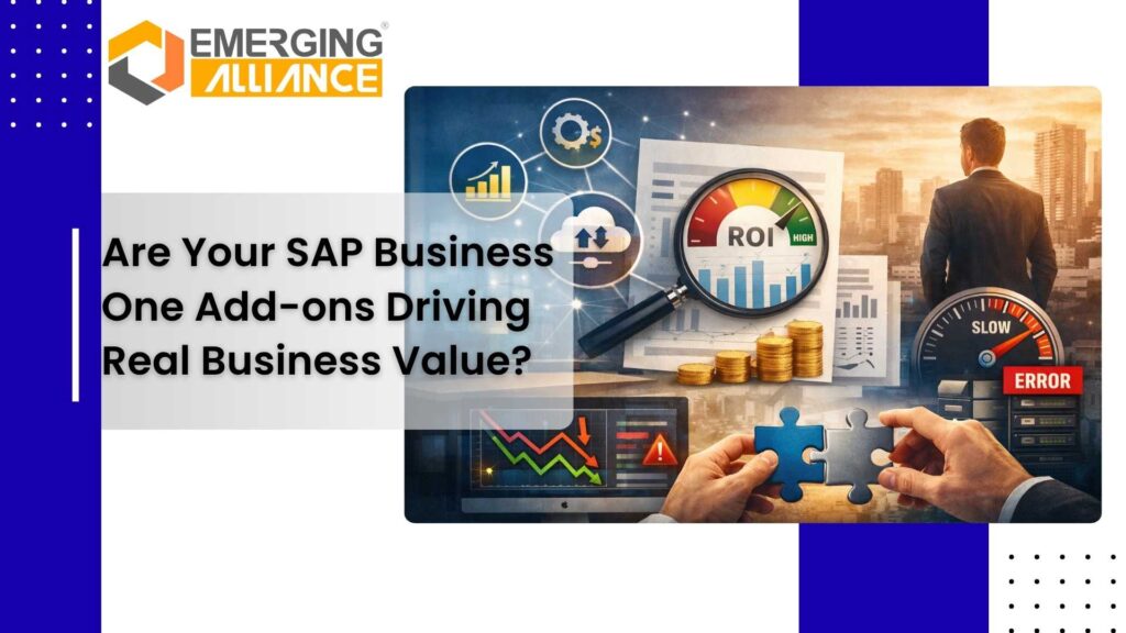 SAP Business One add-ons performance and ROI evaluation dashboard for enterprise decision making