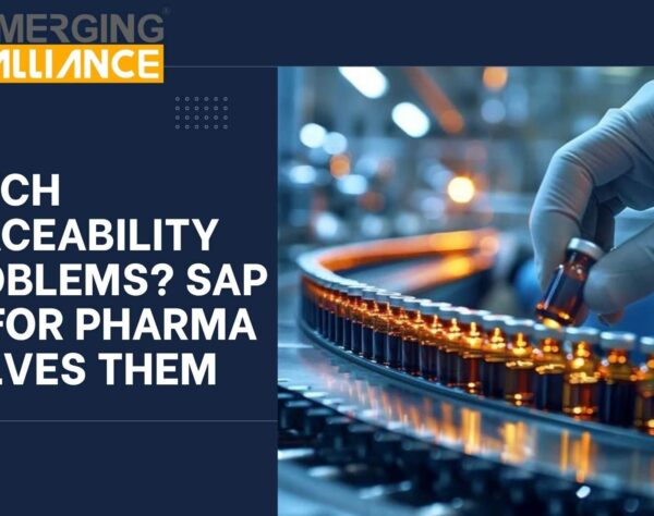 SAP Business One for pharma industry showing batch tracking, inventory, and compliance dashboard