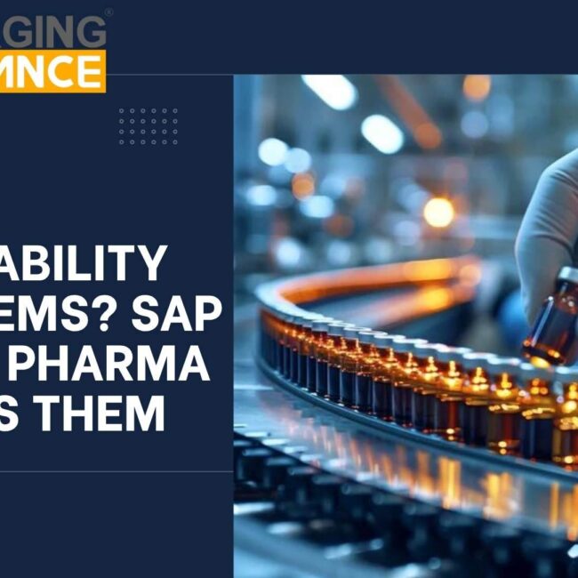 SAP Business One for pharma industry showing batch tracking, inventory, and compliance dashboard