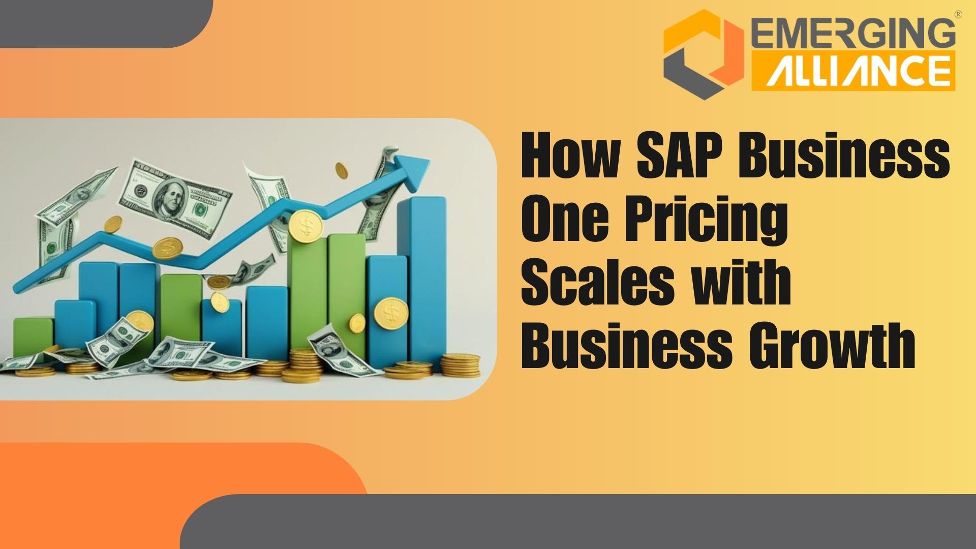 SAP Business One pricing model showing scalable ERP cost aligned with business growth and ROI