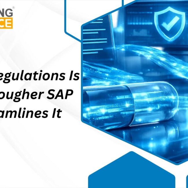 SAP Business One for pharma industry showing batch traceability, compliance management, inventory control, and manufacturing operations.