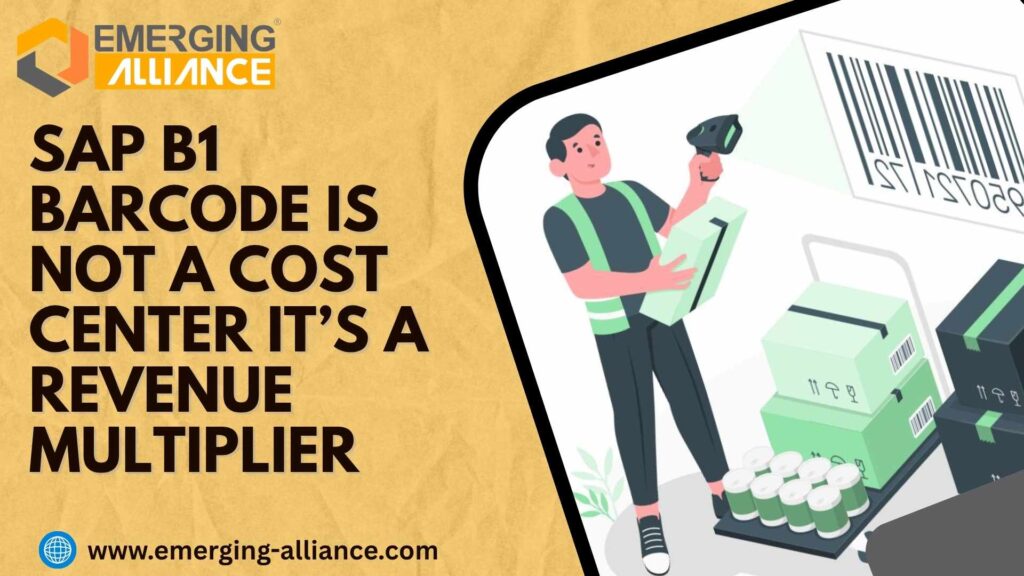 SAP Business One barcode scanning for inventory accuracy and warehouse efficiency