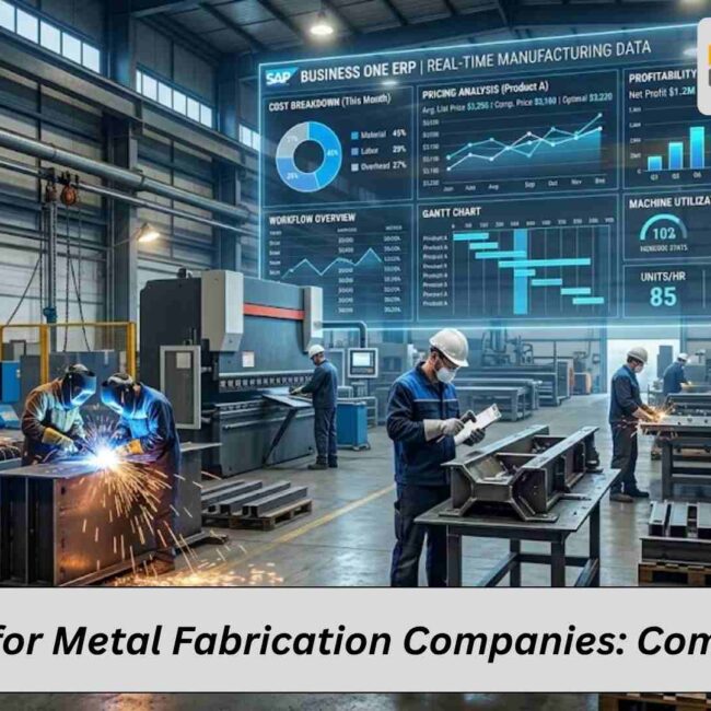 SAP Business One cost overview for metal fabrication companies ERP pricing breakdown
