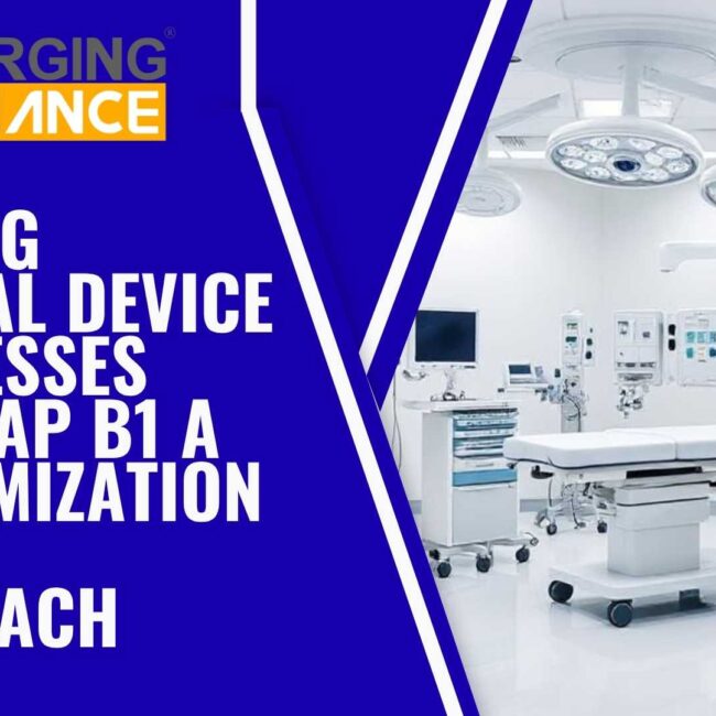 SAP B1 medical equipment ERP showing compliance tracking, inventory, and service management dashboards