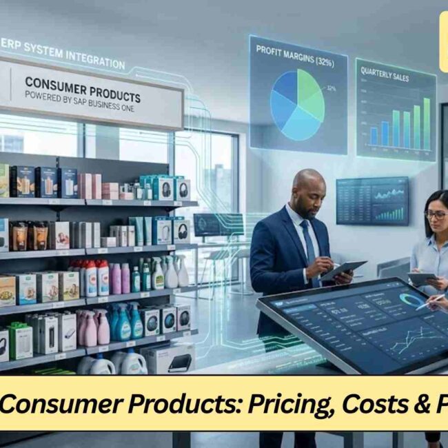 How SAP Business One Pricing and Costs Enhance Profit in Consumer Products
