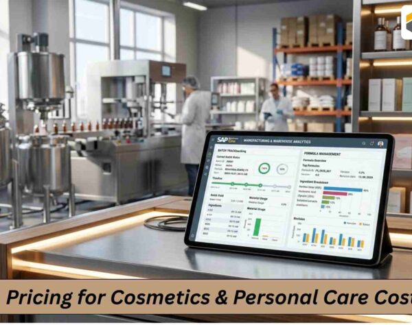 SAP B1 Pricing for cosmetics industry showing ERP cost, licensing, and implementation for beauty companies