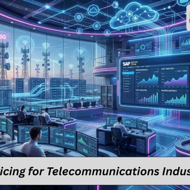 SAP B1 pricing for telecommunications industry ERP cost structure diagram