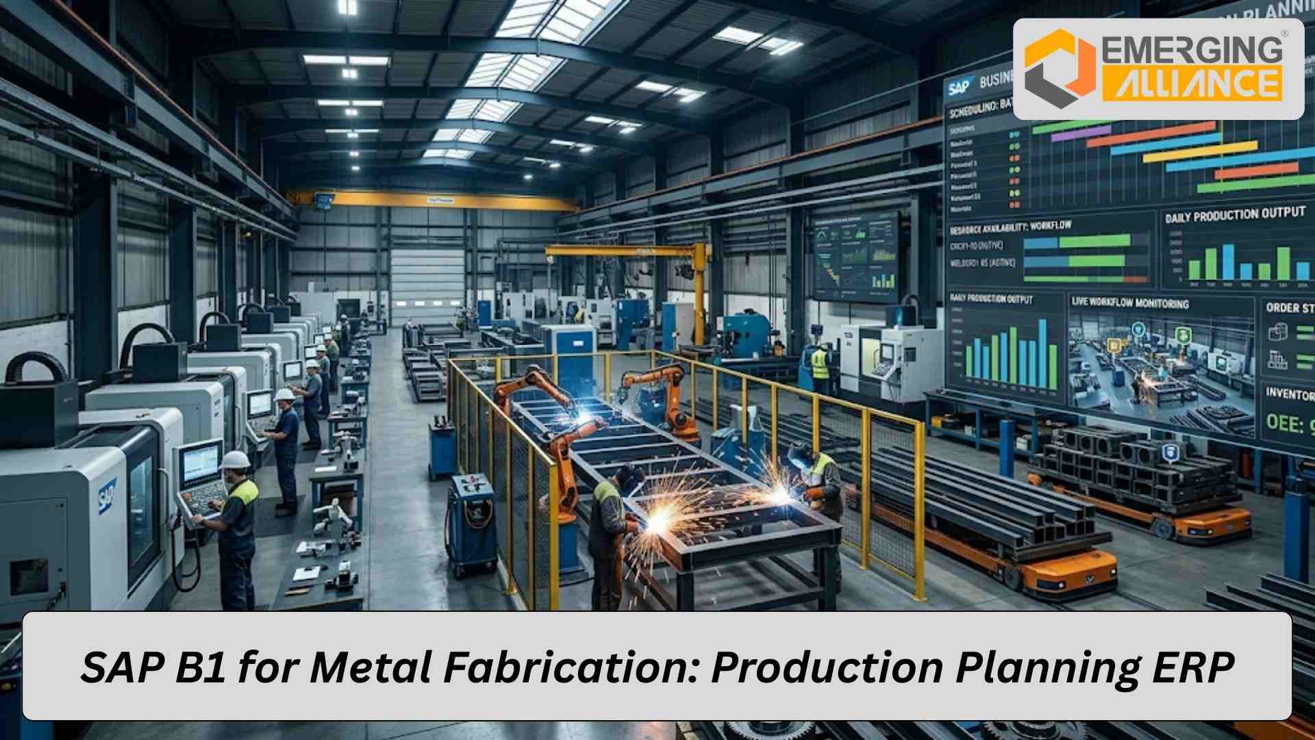 SAP B1 for Metal Fabrication Industry: Production Planning ERP for Smarter Manufacturing