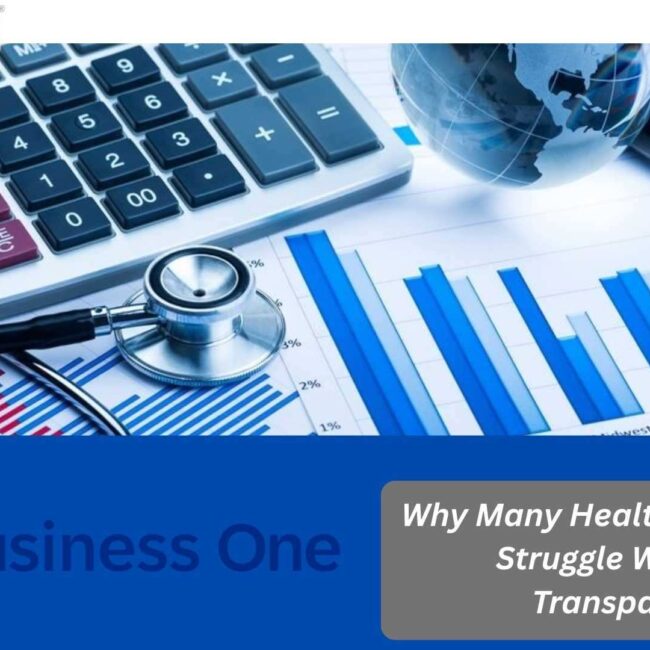 SAP Business One healthcare ERP dashboard showing hospital inventory, procurement costs, and financial analytics for healthcare organizations.