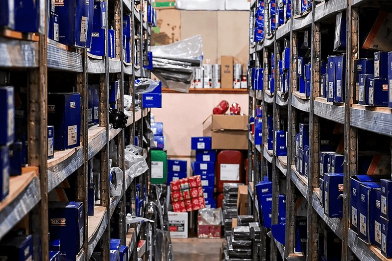 Model Auto Spares Dubai warehouse interior