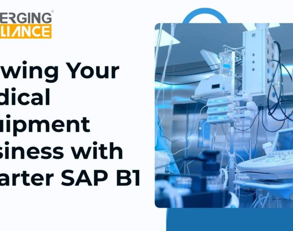 SAP B1 for medical equipment and ERP dashboard for healthcare business
