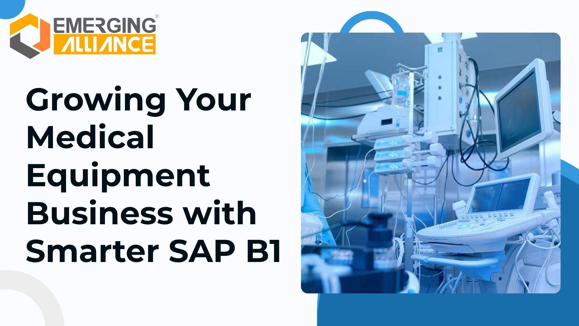 SAP B1 for medical equipment and ERP dashboard for healthcare business