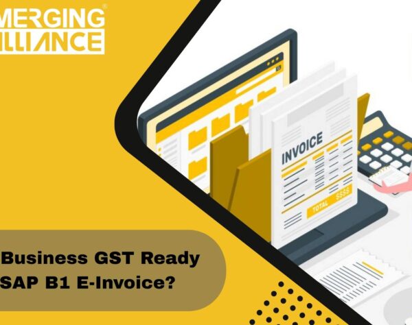 SAP Business One e-invoice solution showing IRN generation and GST compliance workflow integration with IRP system