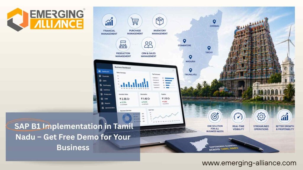 Professional SAP Business One implementation services for businesses in Tamil Nadu