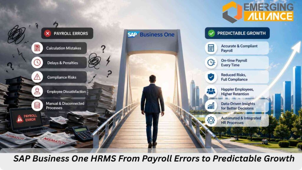 SAP Business One HRMS dashboard for payroll automation and workforce management
