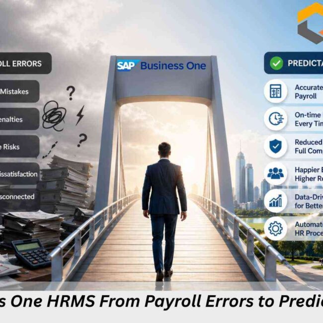 SAP Business One HRMS dashboard for payroll automation and workforce management
