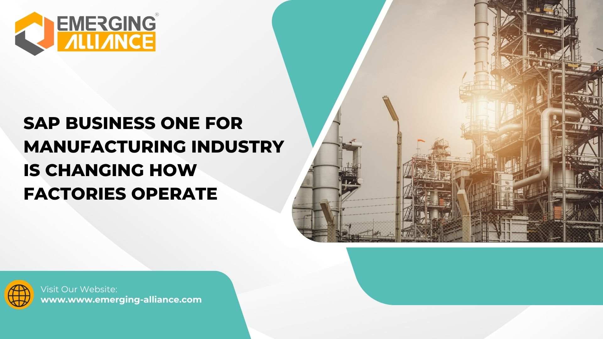 A manufacturing manager using a digital dashboard in a smart factory to track production and inventory levels in real-time with SAP Business One