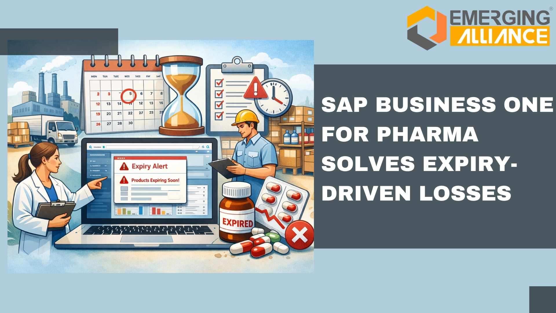SAP Business One for Pharma batch tracking and expiry management dashboard