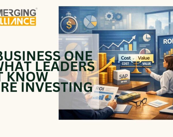 SAP Business One ROI dashboard with financial insights and real-time analytics for decision makers