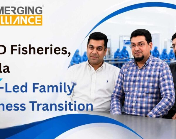 ABAD Fisheries leadership reviewing SAP business data during a family business transition.
