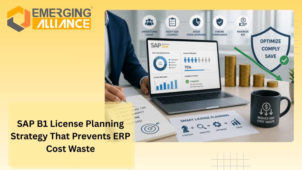 SAP B1 License strategy for scalable enterprise growth and SAP Business One cost optimization