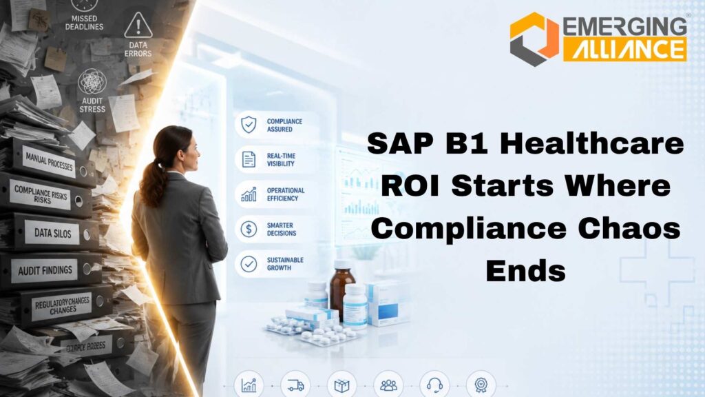 SAP B1 healthcare compliance automation dashboard for hospitals and healthcare providers