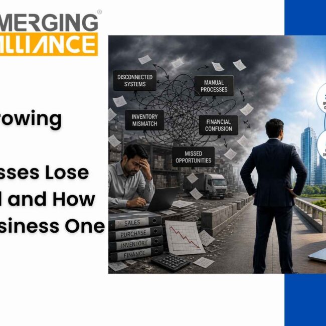 Growing Indian business struggling with manual operations and chaos, streamlined using SAP Business One ERP dashboard for centralized control and real-time insights