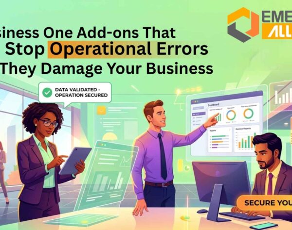 SAP Business One Add-ons dashboard improving visibility, compliance tracking, and ERP decision-making for enterprises