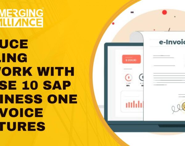 Reduce billing errors with SAP Business One E-Invoice