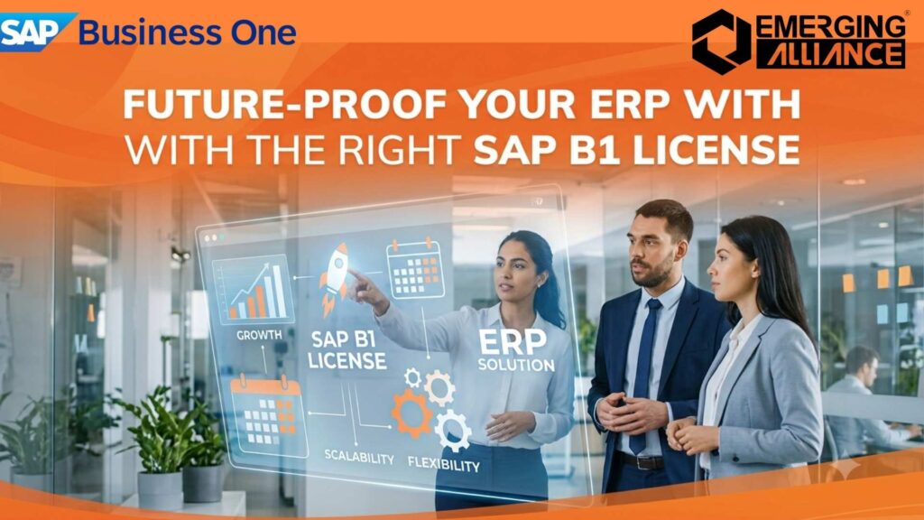 Enterprise leaders planning digital transformation with the right SAP B1 License for scalable ERP growth