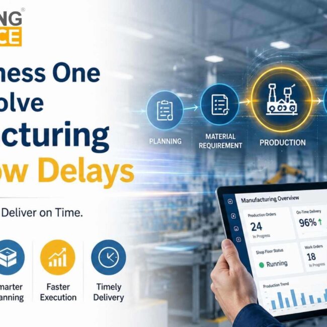 SAP B1 Modules dashboard improving manufacturing planning inventory and workflow efficiency