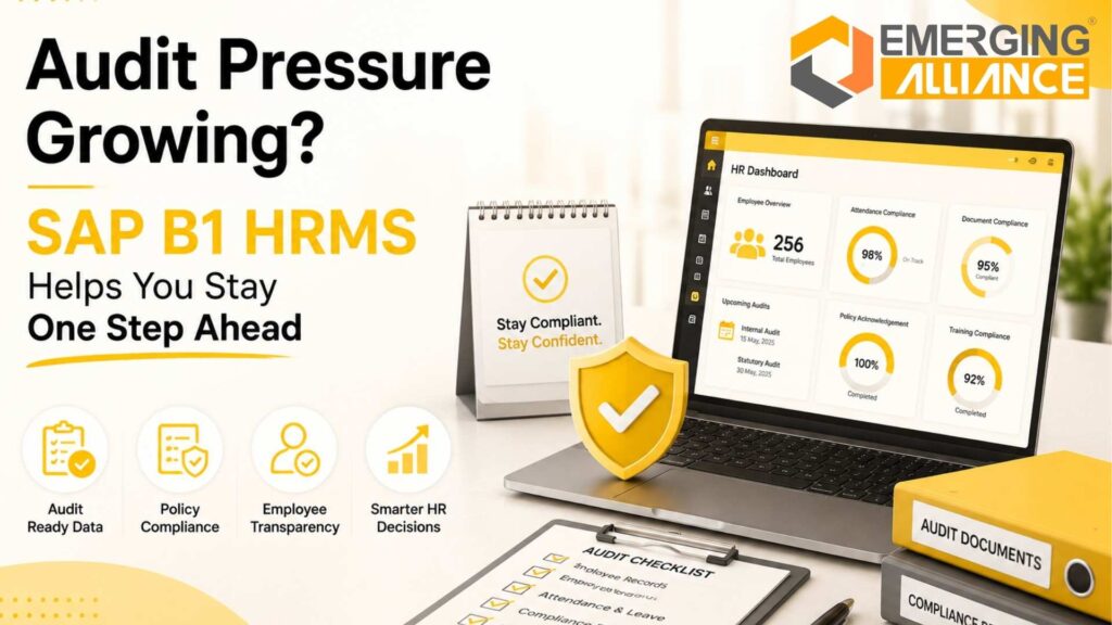 SAP B1 HRMS enterprise workforce management integration.