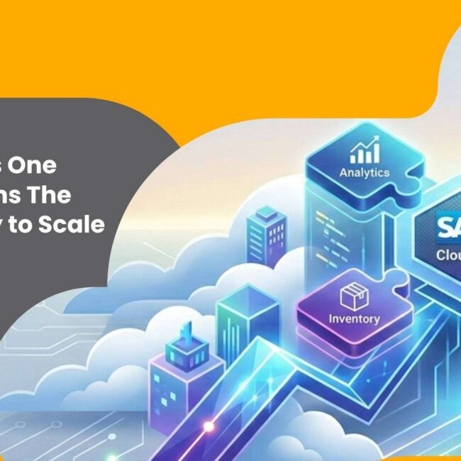 SAP Business One cloud add-ons dashboard with scalable ERP tools and real-time analytics for 2026 growth.