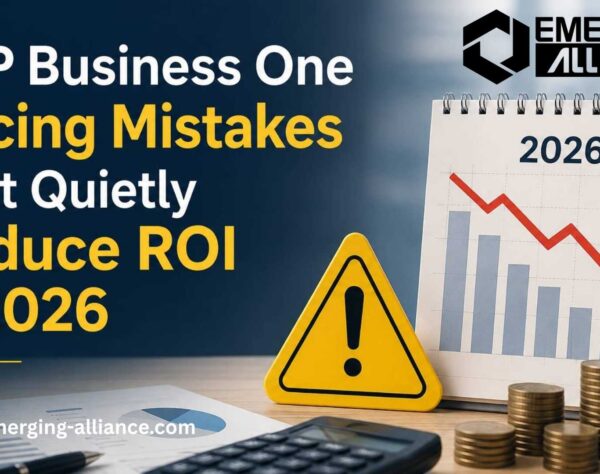 SAP Business One pricing strategy and ERP cost optimization dashboard