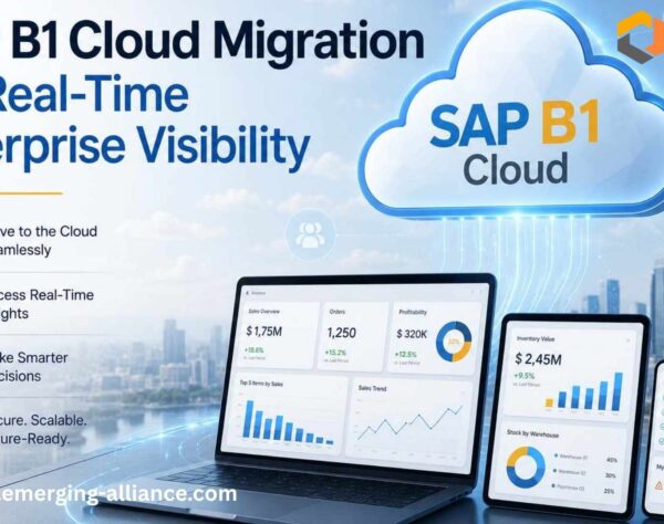 SAP B1 cloud migration dashboard with real-time enterprise visibility and cloud ERP analytics